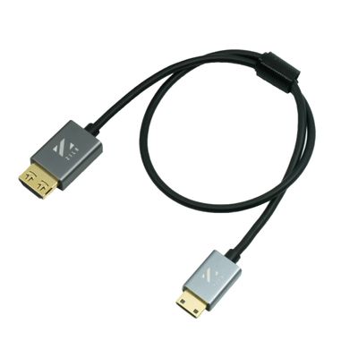 ZILR Cablu Mini HDMI la HDMI 4K60p Hyper-Thin High-Speed 50cm cu Ethernet