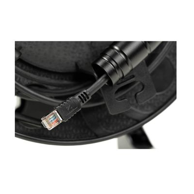 ZILR Cablu LAN RJ45 CAT6 Ethernet cu Tambur 50m cu Capace