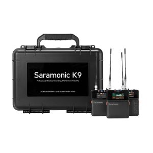 Saramonic K9 Digital Duo Sistem Wireless UHF 2 TX 1 RX 32-bit Float Timecode Sync IP67