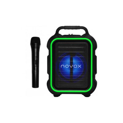 Novox Mobilite Green Sistem PA cu Boxa Activa si Microfon USB/MP3/BT Verde