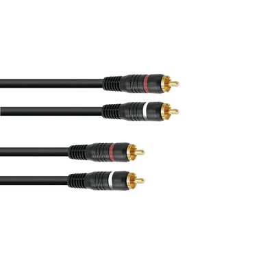 Omnitronic Cablu RCA 2x2 10m