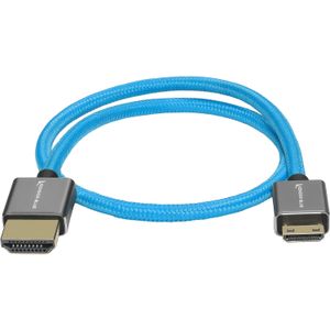 Resigilat: Kondor Blue Cablu Mini HDMI la Full HDMI Impletit 40,6 cm Kondor Blue - RS125084437-1