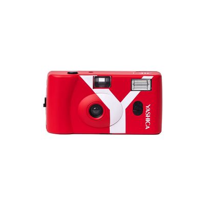 Yashica MF-1 Camera Foto pe Film Rosu cu 1 Film 400/24