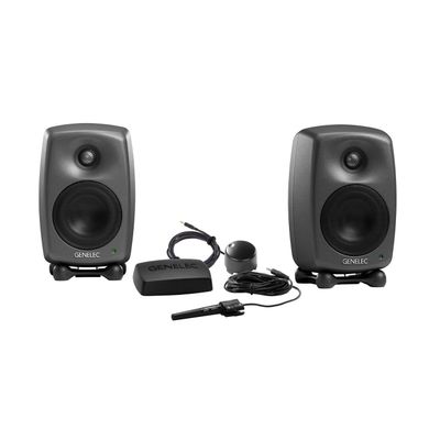 Genelec 8320AMM Set 2 x Monitor Activ Studio + Control Volum 9310BM + Set GLM