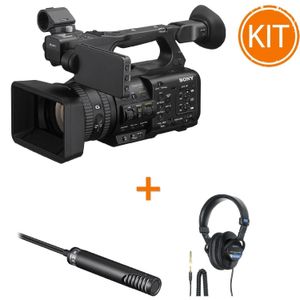 Kit Sony PXW-Z200 Camcorder Video XDCAM 4K Senzor 1" SDI Zoom Optic 20x + Casti MDR-7506 + Microfon ECM-MS2
