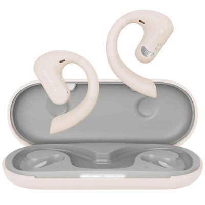 OneOdio Casti wireless OpenRock-S-Cream tip butoni - TWS  pentru smartphone Bluetooth 5.2 Alb