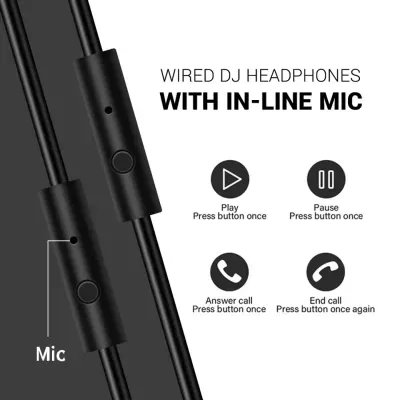 OneOdio Pro10 Casti Over Ear cu Fir Detasabil Negru