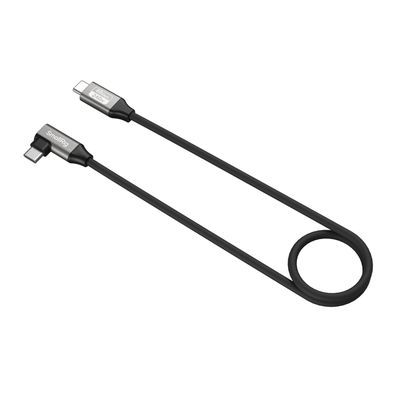 SmallRig 5076 Cablu de Date USB-C Drept la USB-C Unghi Drept 60cm