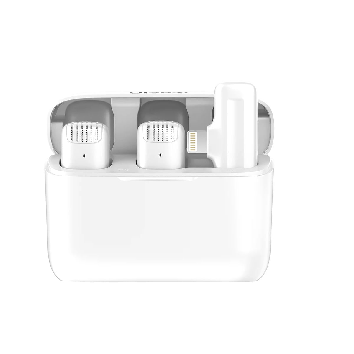 microfoane Resigilat: Ulanzi J12 3097 Sistem Wireless cu Microfon Lavaliera iOS 2TX+ 1RX Alb - RS125078773-2