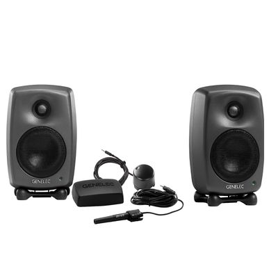 Genelec 8320APM Set 2 x Monitor Activ Studio + Control Volum 9310BM + Set GLM