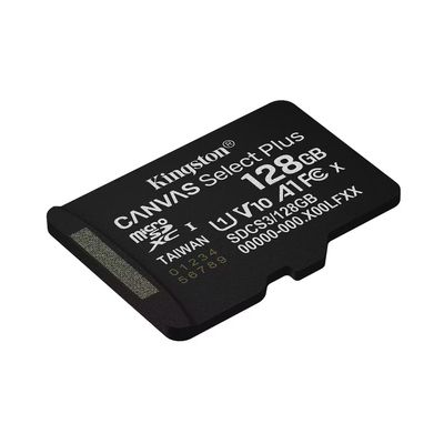 Kingston Canvas Select Plus Gen3 Card de Memorie micSDXC 128GB 150MB/s A1 Fara Adaptor
