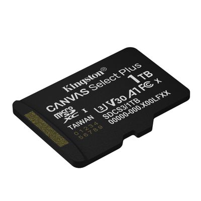 Kingston Canvas Select Plus Gen3 Card de Memorie microSDXC 1TB 150MB/s A1 Fara Adaptor