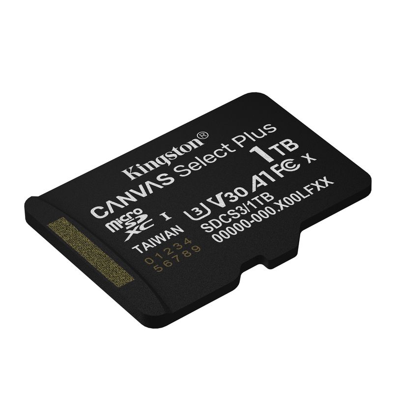 Kingston Canvas Select Plus Gen3 Card de Memorie microSDXC 1TB A1.2