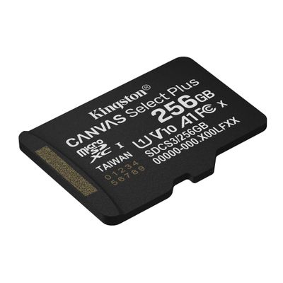 Kingston Canvas Select Plus Gen3 Card de Memorie microSDXC 256GB 150MB/s A1 Fara Adaptor