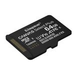 Kingston Canvas Select Plus Gen3 Card de Memorie microSDXC 64GB 150MB s A1 Fara Adaptor.2