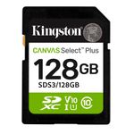 Kingston Canvas Select Plus Gen3 Card de Memorie SDXC 128GB 150MB s C10 UHS-I U1 V10.1