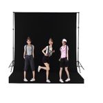 Fancier Non-woven Fabric Backdrop Fundal Foto 1.6x3m Negru.2