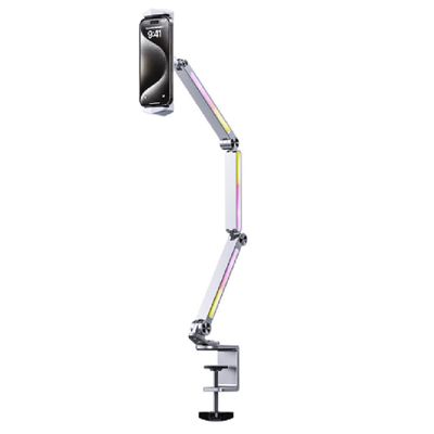 Fancier FT-001 Suport Metalic de Masa pentru Tableta sau Telefon cu Lumina RGB