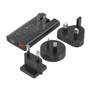 Choetech PD6011 Incarcator Retea Slim 67W 3.35A 1 x USB-A - 1 x USB-C Negru