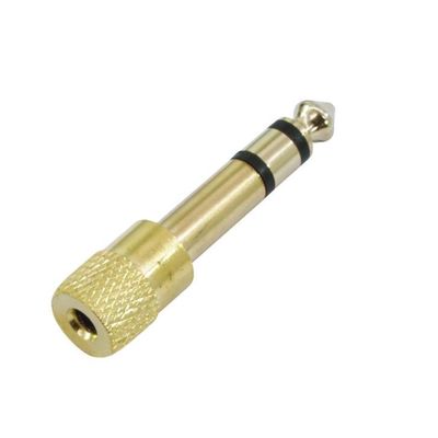 Omnitronic 10x Adaptor Jack 6.35 Tata la Jack 3.5 Mama Stereo