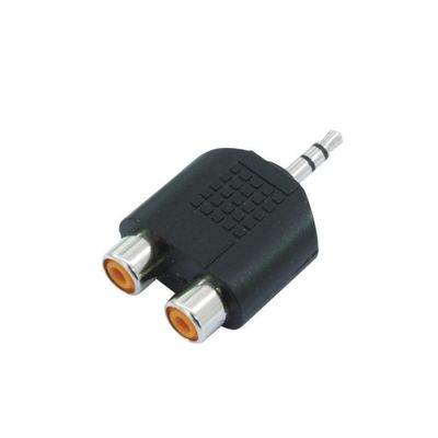 Omnitronic Adaptor 2xRCA Mama la Jack 3.5 Stereo