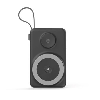 Choetech B695 Baterie Externa Magnetica cu Suport si Afisaj 10000mAh 20W USB-C Lightning Negru