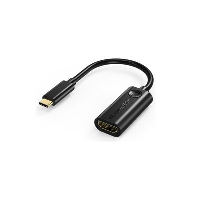 Choetech HUB-H04 Adaptor USB-C la HDMI 4K la 60Hz Compatibil Thunderbolt 3 20cm Negru