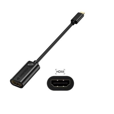 Choetech HUB-H04 Adaptor USB-C la HDMI 4K la 60Hz Compatibil Thunderbolt 3 20cm Negru