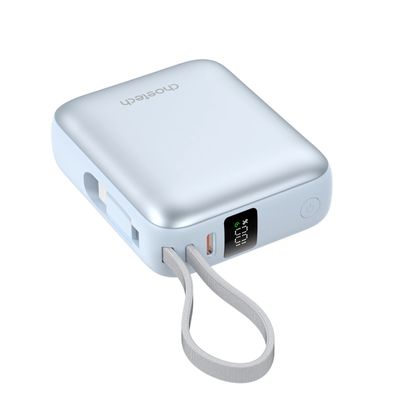 Choetech B832-BLE Mini Baterie Externa 10000mAh 35W Cablu USB-C Albastru