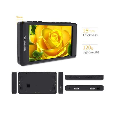 Feelworld FW450 Monitor Camera 4.5" 4K HDMI Input IPS HD 1280x720