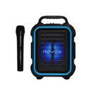 Novox Mobilite Blue Sistem PA cu Boxa Activa si Microfon USB/MP3/BT Albastru