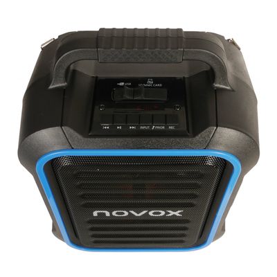 Novox Mobilite Blue Sistem PA cu Boxa Activa si Microfon USB/MP3/BT Albastru