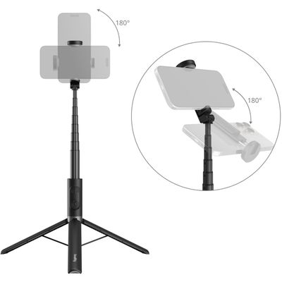 SmallRig 5291 ST30 Lite Selfie Stick Trepied One-Touch Deploy Negru