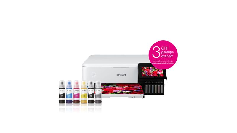 Epson L8160 Imprimanta Foto Multifunctional A4 Wi-Fi CISS Alb