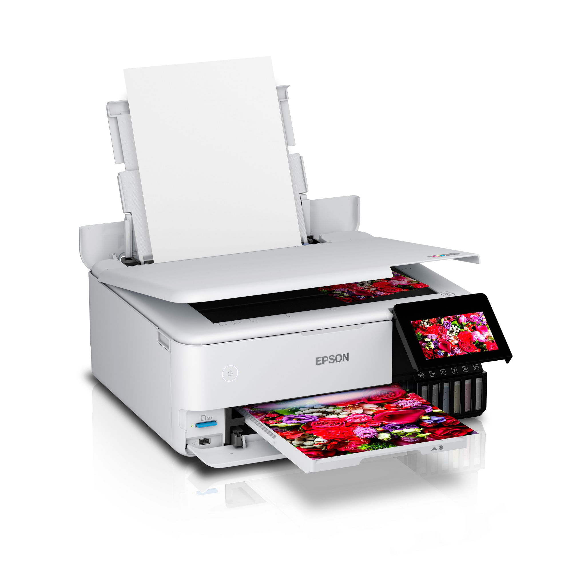Epson L8160 Imprimanta Foto Multifunctional A4 Wi-Fi CISS Alb