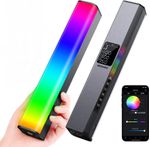 Neewer RGB1 Lampa Video LED RBG Tub 3200K pana la 5600K Magnetic Aplicatie Acumulator 4150mAh Integrat
