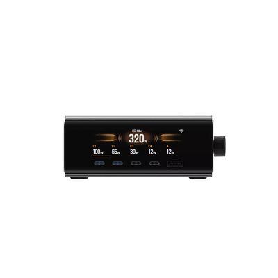 EcoFlow RAPID Pro Incarcator si Statie de Incarcare 320W 5 Porturi GaN Negru