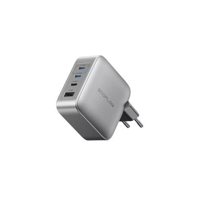 EcoFlow RAPID Pro Incarcator de Retea 140W 3x USB-C 1x USB-A, GaN Gri