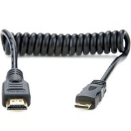 Resigilat: Atomos cablu HDMI Mini-Mare 30cm Spiralat - RS125046911-16