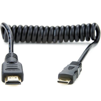 Resigilat: Atomos cablu HDMI Mini-Mare 30cm Spiralat - RS125046911-16