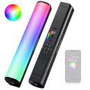 Neewer TL21C Lampa Video LED RBG Bagheta 2500K-8500K Magnetic Aplicatie Acumulator 2550mAh Integrat