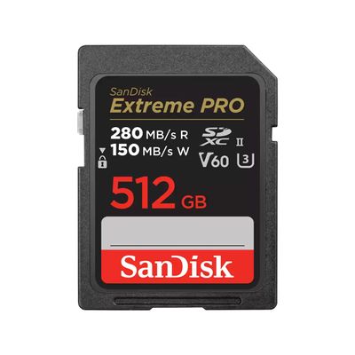Sandisk Extreme PRO Card de memorie SDXC 512GB UHS-II U3 V60