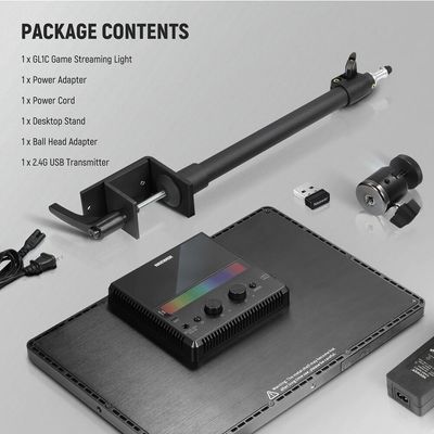 Neewer GL1C Lampa Video LED RGB 48W, 2900K-7000K Aplicatie