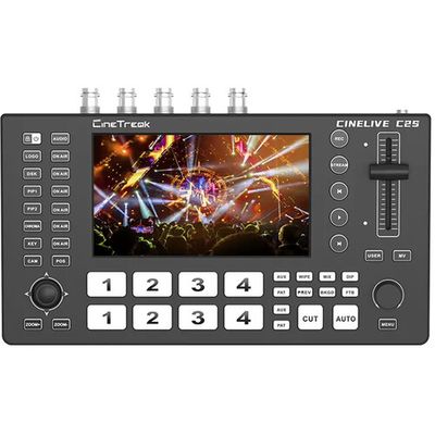 CineTreak Cinelive C2S Switcher Recorder Video Compact 4x HDMI/SDI Ecran 5.5"