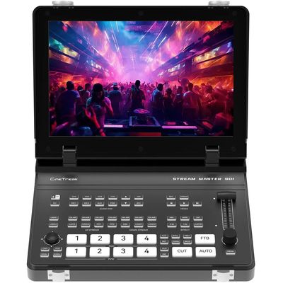 CineTreak Stream Master SDI Switcher Streamer Video Ecran Tactil 10" 4x SDI