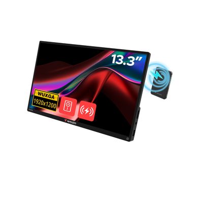 Verbatim Monitor Portabil Ecran Tactil 13.3" LED Carcasa Aluminiu