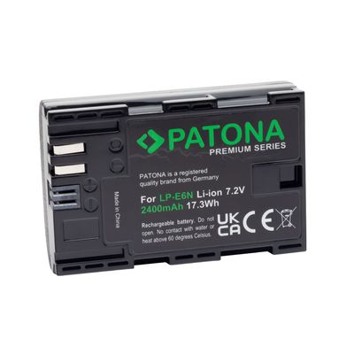 Patona Premium Acumulator Replace Li-Ion pentru Canon LP-E6N 2400mAh 7.2V