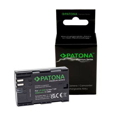Patona Premium Acumulator Replace Li-Ion pentru Canon LP-E6N 2400mAh 7.2V
