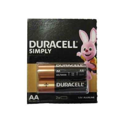 Duracell Baterii Alcaline AA R6 Set 2 buc