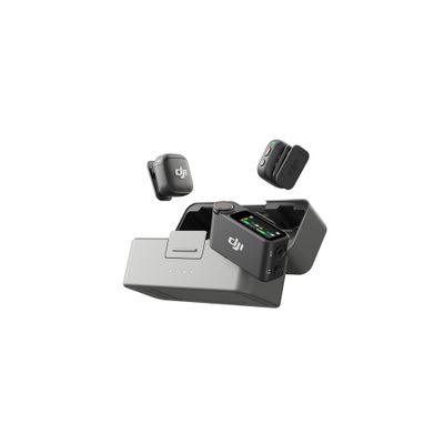 DJI Mic 3 Sistem Wireless 2 x TX 1 x RX Statie Incarcare 400m 32-bit Float Bluetooth